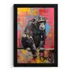 Graffiti - Chimpansee - Dieren - Street art - Banksy fotolijst zwart zonder passe partout klein -3d