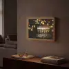Lichter - Champagner - Gläser Light Box met batterij (Wandlamp) middel -sfeer1