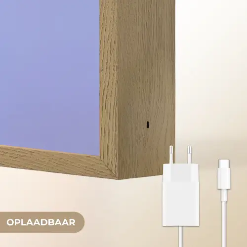Papegaai - Koksmuts - Vogel - Leuk Light Box met batterij (Wandlamp) middel -USP_websiteoplaadbaarNL