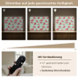 Watermeloen - Strepen - Groen Light Box met batterij (Wandlamp) middel 907 -USP_dimbaarDE