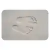 Voeten - Afdrukken - Zand WCmat klein -3d
