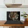 Tijger - Wilde dieren - Portret keuken achterwand spatscherm klein -sfeer2