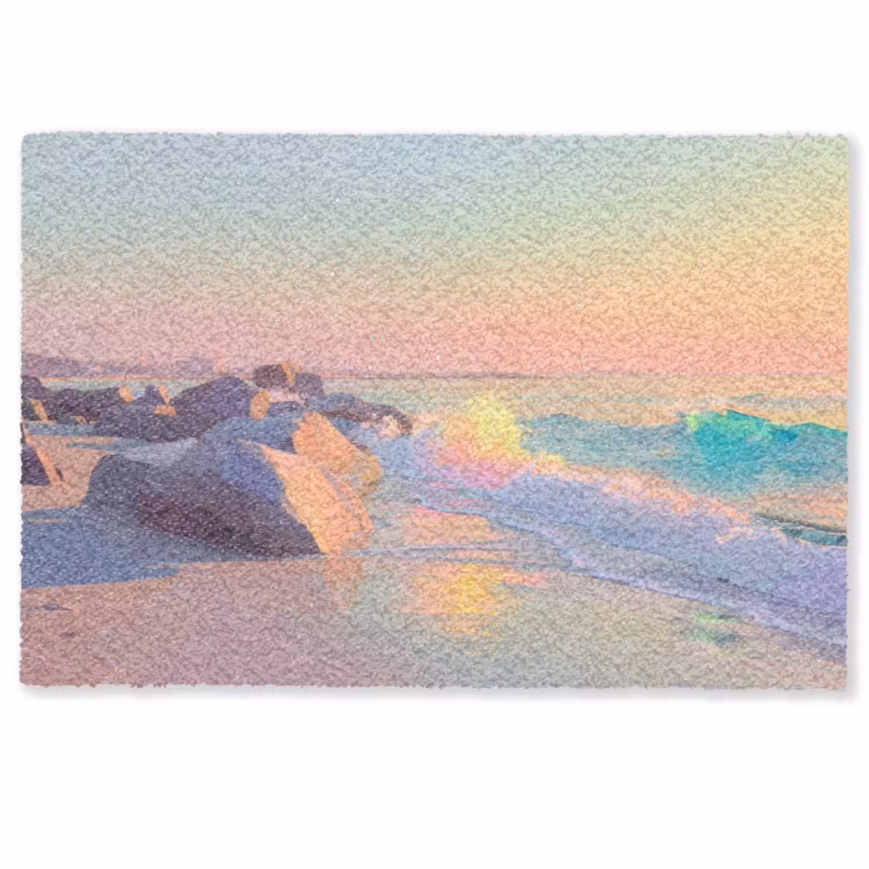 Zomerlicht - Strand - Fonkelende accenten Deurmat klein -zkaufland3d