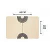 Geometrische bogen - Minimalistisch - Symmetrisch Placemat vinyl groot -specs