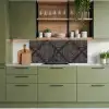 Bruin - Grijs - Sierlijk - Patroon keuken achterwand 2 middel 871 -sfeer3