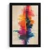 Watercolor - Kunst - Modern fotolijst zwart zonder passe partout klein -3d