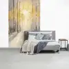 Winter - Abstract - Sneeuw - Natuur - Zon fotobehang vinyl groot -slaapkamer