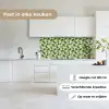 Keramiek -  Structuur - Groen - Wit keuken achterwand 2 middel 871 -sfeer4_NL