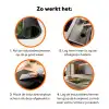 Pad - Bloemen - Park Inductie beschermer vinyl 3mm klein -zzzzzzz-td-werking
