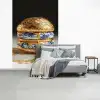 Delftsblauw - Goud - Burger fotobehang vinyl groot -slaapkamer