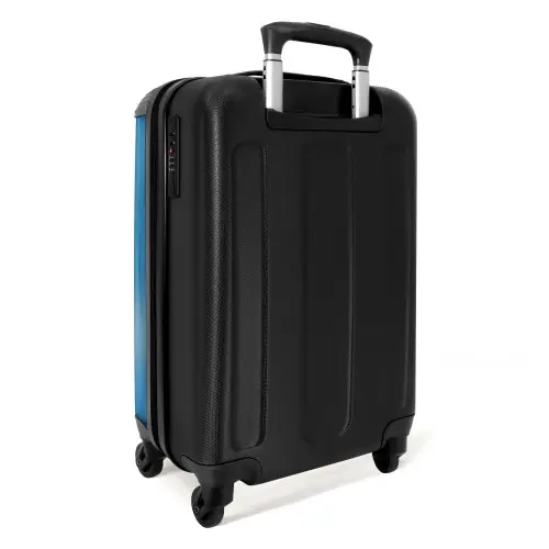 Hotrod flames Koffer - NBS - Handbagage middel -achterkant
