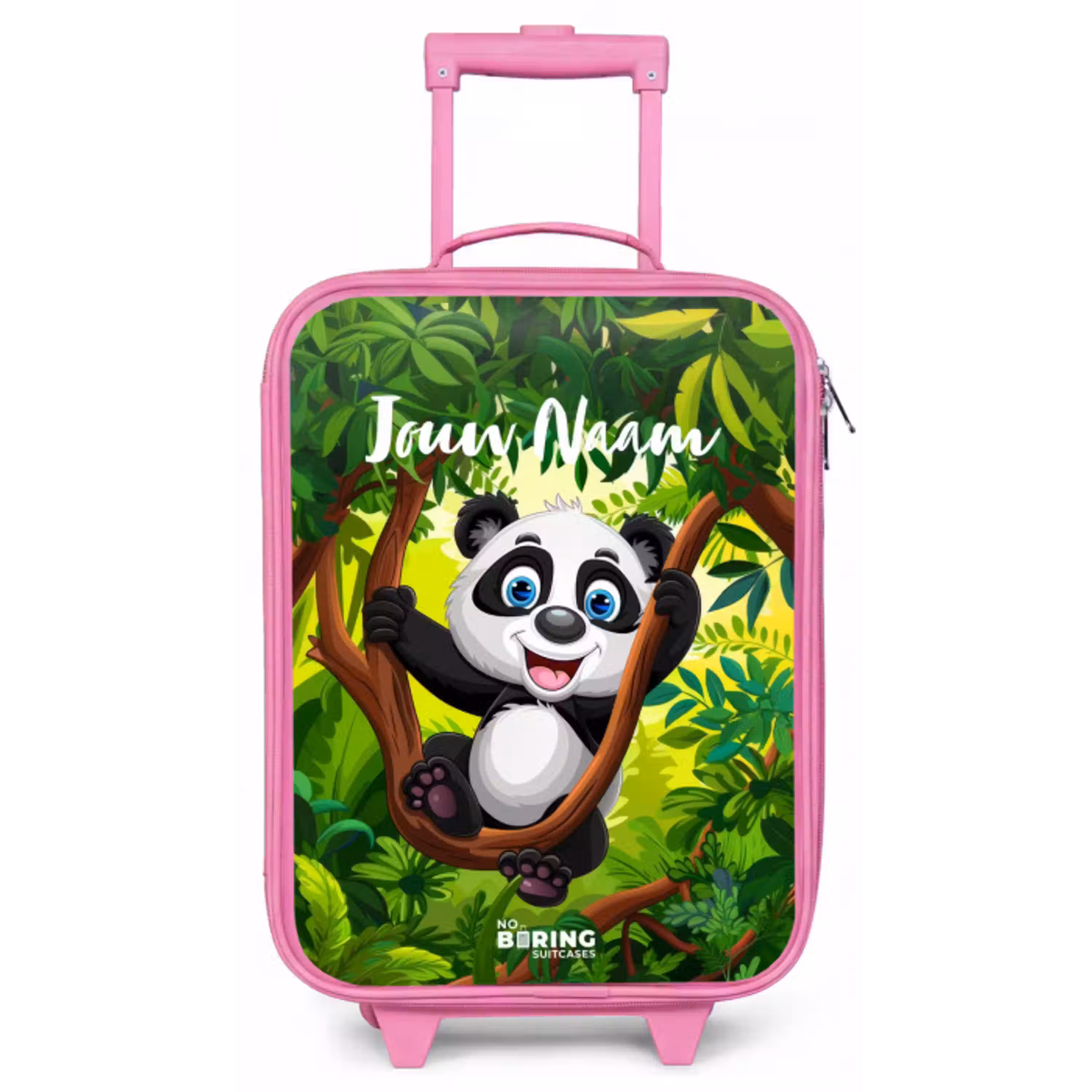 Pedro panda Kinderkoffer - Roze klein -zz3dotto