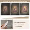 IJsvogel - Sprookjesbos - Roze - Bloemen Light Box met kabel klein -USP_dimbaarNL