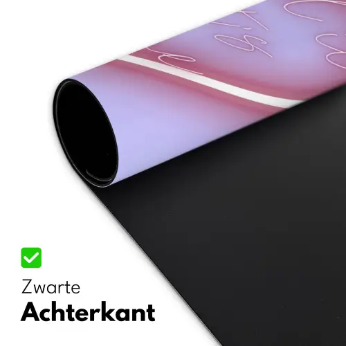 I liked it so it's mine - Neon hart - Paars Muismat XXL klein -sfeer2