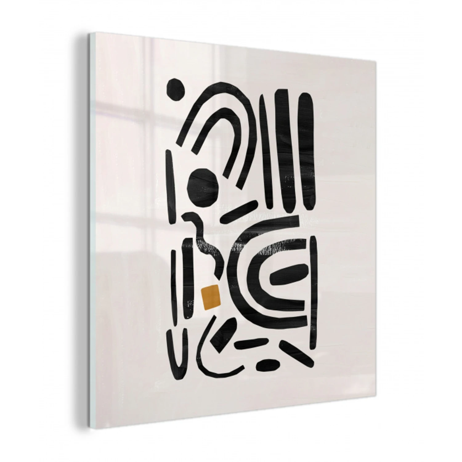 Abstract - Kunst - Vormen - Zwart plexiglas 5mm klein -z3d