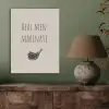 Vlees - Minimalistisch - Beige - Quote PET vilt klein -sfeer2