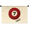 Cirkel - Zeven - Lucky - Rood Wandkleed katoen klein -zz3d