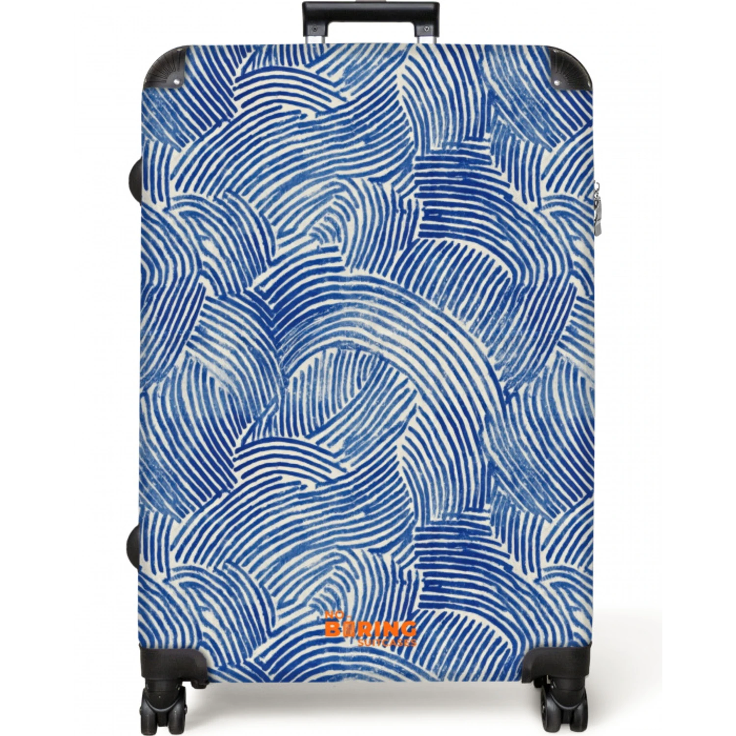 Modern - Abstract - Blauw NBS - Large koffer - Volwassenen Unisex groot -zzzzzzzzkaufland2