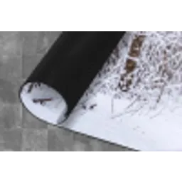 Hert - Winter - Bos - Natuur - Wit Keukenloper - keukenmat middel -closeup