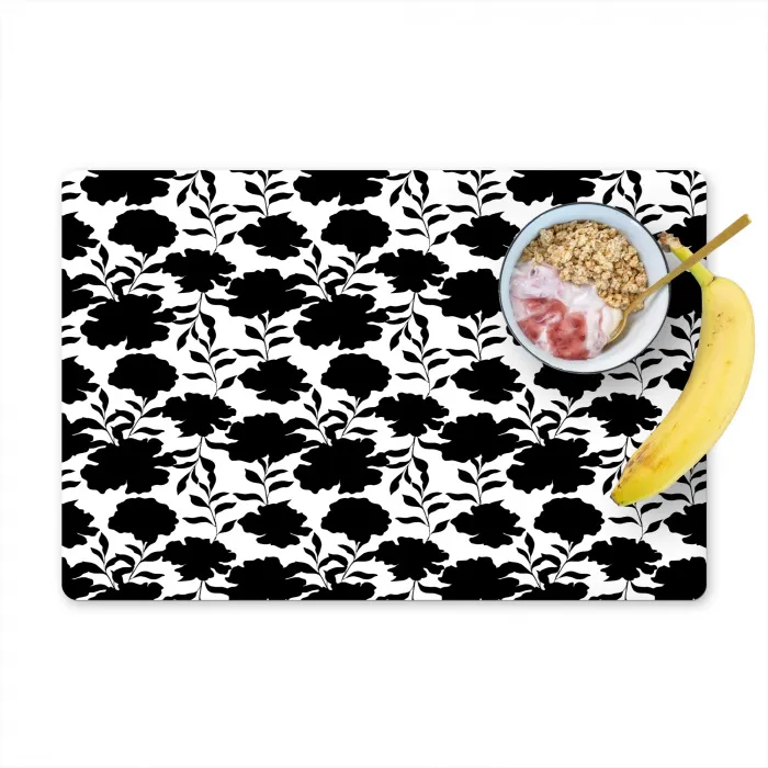 Bloemen -  Patroon - Decoratief Placemat vinyl groot 368 -zzzproduct_Kitchenyeah-website