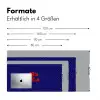 Yes fun - Rood - Blauw - Stippen Muismat XXL klein -ysfeer5_duits