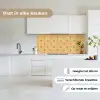 Mandala - Boho - Bloemen - Oranje - Patroon keuken achterwand 2 middel 871 -sfeer4_NL