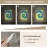 Tie Dye - Groen - Klassiek Light Box met kabel (Kinderlampje) klein -USP_dimbaarNL