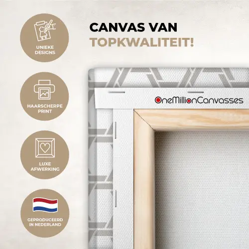 Grafisch - Patroon - Modern canvas 2cm xxl 828 -sfeer2