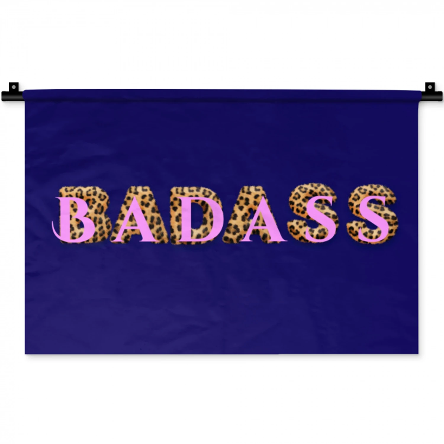 Badass - Panterpint - Schaduw - Roze Wandkleed katoen klein -zz3d