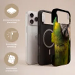 Ara - Portret - Groen Toughcase MagSafe Apple iPhone 17 Pro Max klein -USP_Lagen_NL