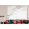 Marmer - Steen - Wit - Goud - Marmerlook - Steen - Luxe forex 5mm xxl -woonkamer