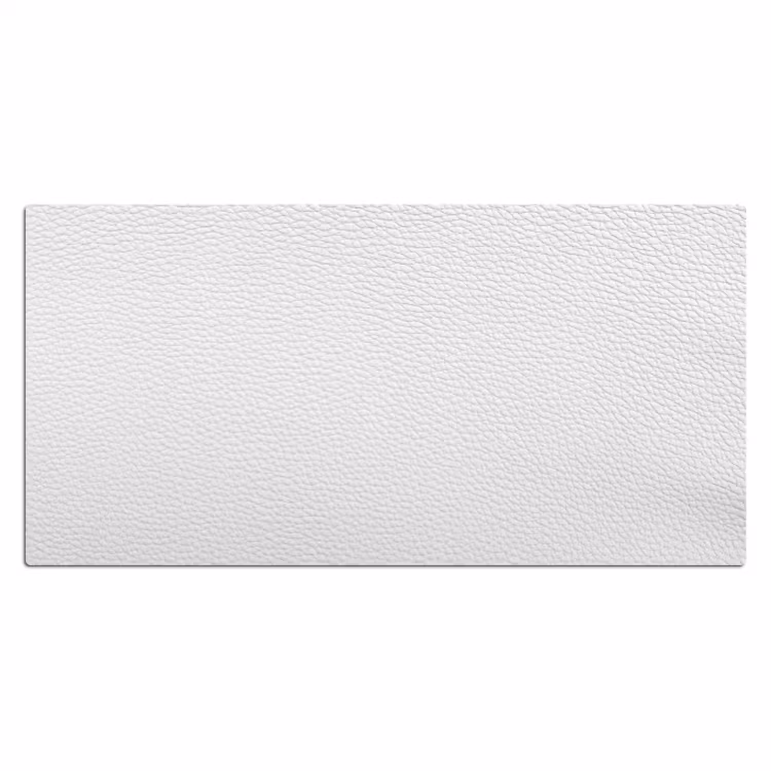 Bureau onderlegger - leer-structuur-lederlook-wit