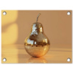 Goud - Disco - Glitter - Peer tuinposter los doek klein -3d