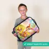 Hertje en eekhoorn in kleurrijk bloemenveld Kinderkoffer - Zwart klein -sfeer4_NL