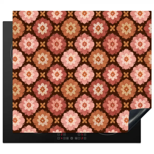 Induction hob protector - Geometric - Floral - Colorful
