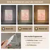 Eenhoorn - Wolken - Roze Light Box met kabel klein -USP_lichtkleurNL