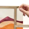 Abstract - Landschap - Golven Light Box met batterij (Wandlamp) middel -USP_websiteprintNL