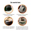 Mond - Groen - Illustratie - BLAH BLAH Inductie beschermer vinyl 3mm klein -zzzzzzz-td-werking