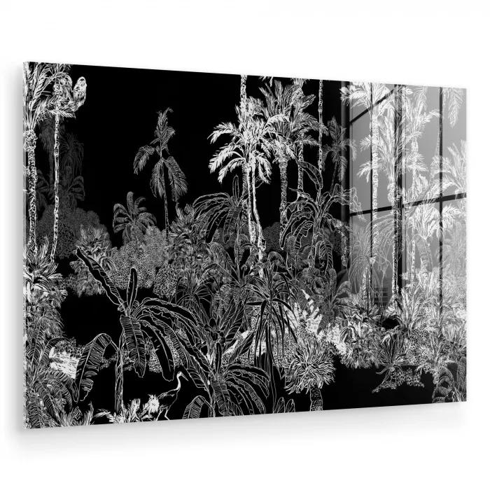Jungle - Bomen - Bladeren - Tropical plexiglas 5mm klein -zzzproduct_nieuw