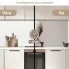 Katoenbol - Minimalistisch - Wit keuken achterwand 2 middel -voor-na2_NL