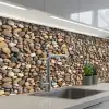 Licht - Stenen - Rust keuken achterwand 2 middel 871 -3d_schuin