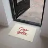 Ciao bella - Rood - Wit - Minimalistisch Deurmat klein -sfeer5