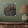 Wereldkaart - Koffie - Grijs plexiglas 5mm klein -sfeer3