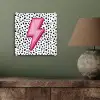 Bliksem - Roze - Stippen plexiglas 5mm klein -sfeer3