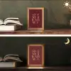 Love your damn self - Kleurrijk - Bordeaux Light Box met kabel (Tafellamp) klein -sfeer3