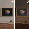 Delfts blauw - Bitterballen - Holland - Schaal Light Box met batterij (Wandlamp) middel -sfeer3