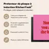 Moeder - Boodschap -Roze Inductie beschermer vinyl 3mm middel -usfeer2_FR