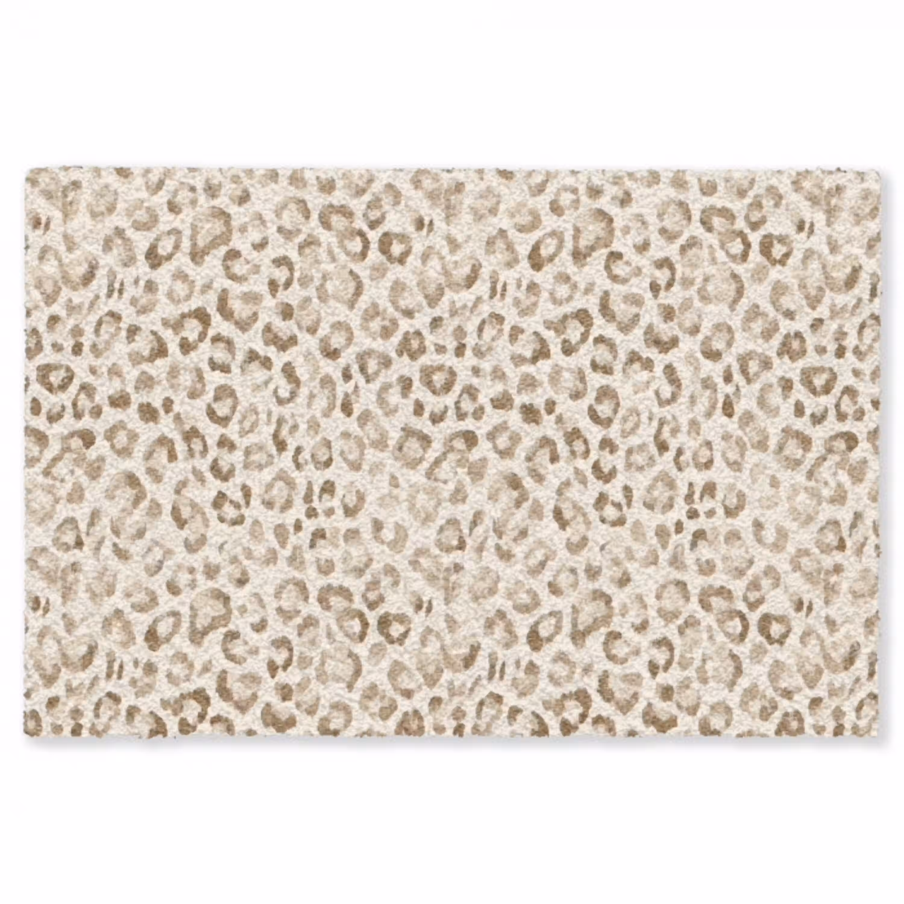 Luipaard - Klassiek - Beige Vloerkleed Rechthoek klein 1091 -3d