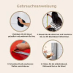 Kraanvogel - Azië - Klassiek keuken achterwand 2 middel -gebruiksaanwijzing_DE