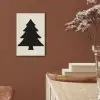 Kerstboom - Zwarte kerstboom - Boom - Japandi aluminium wit klein -sfeer4